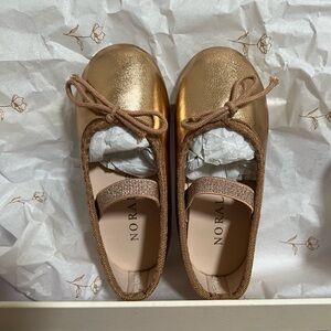 Noralee (Rylee + Cru) Ballet Flats | Mocha Metallic